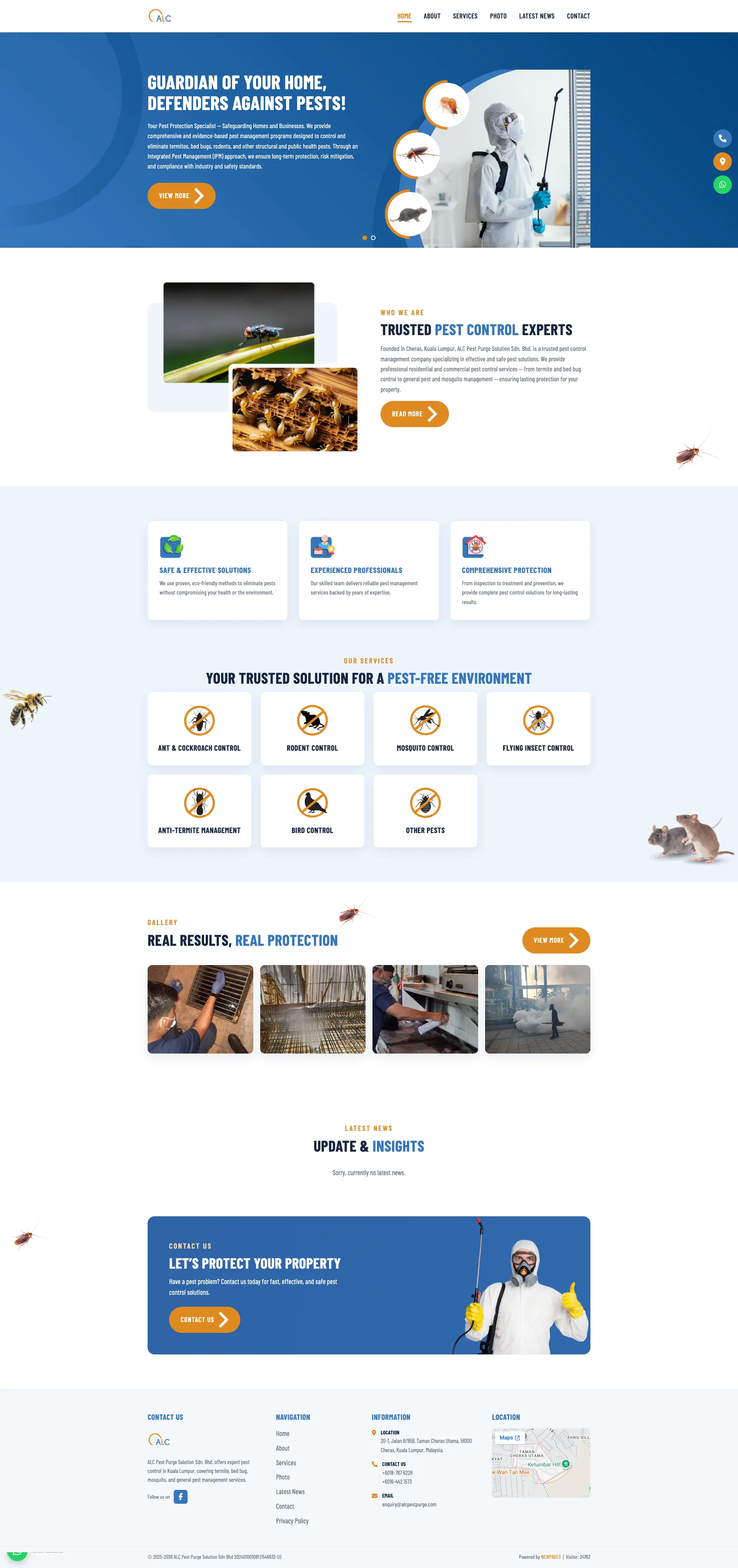 Home page