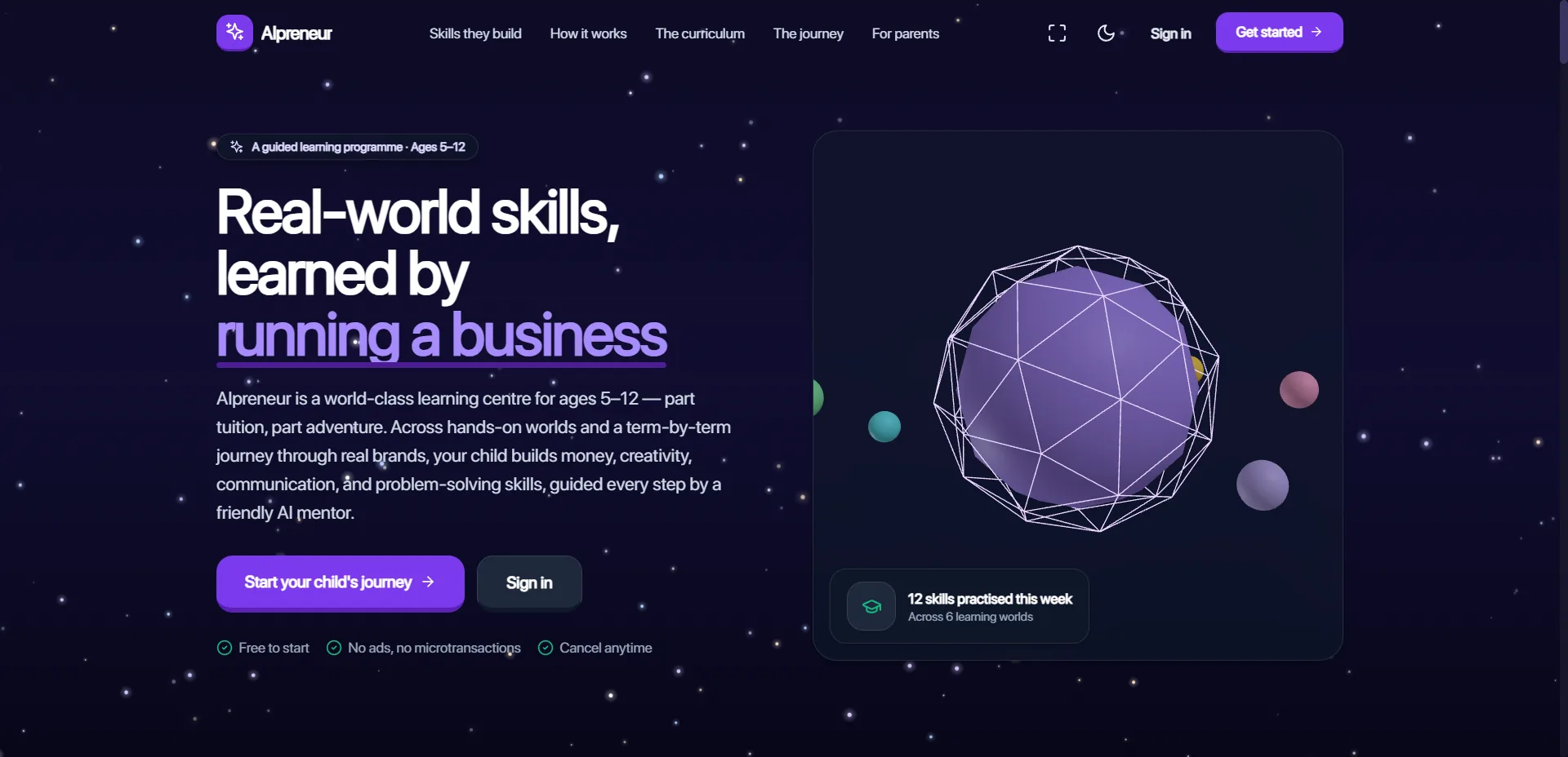 Alpreneur by AI Genius — gamified learning platform