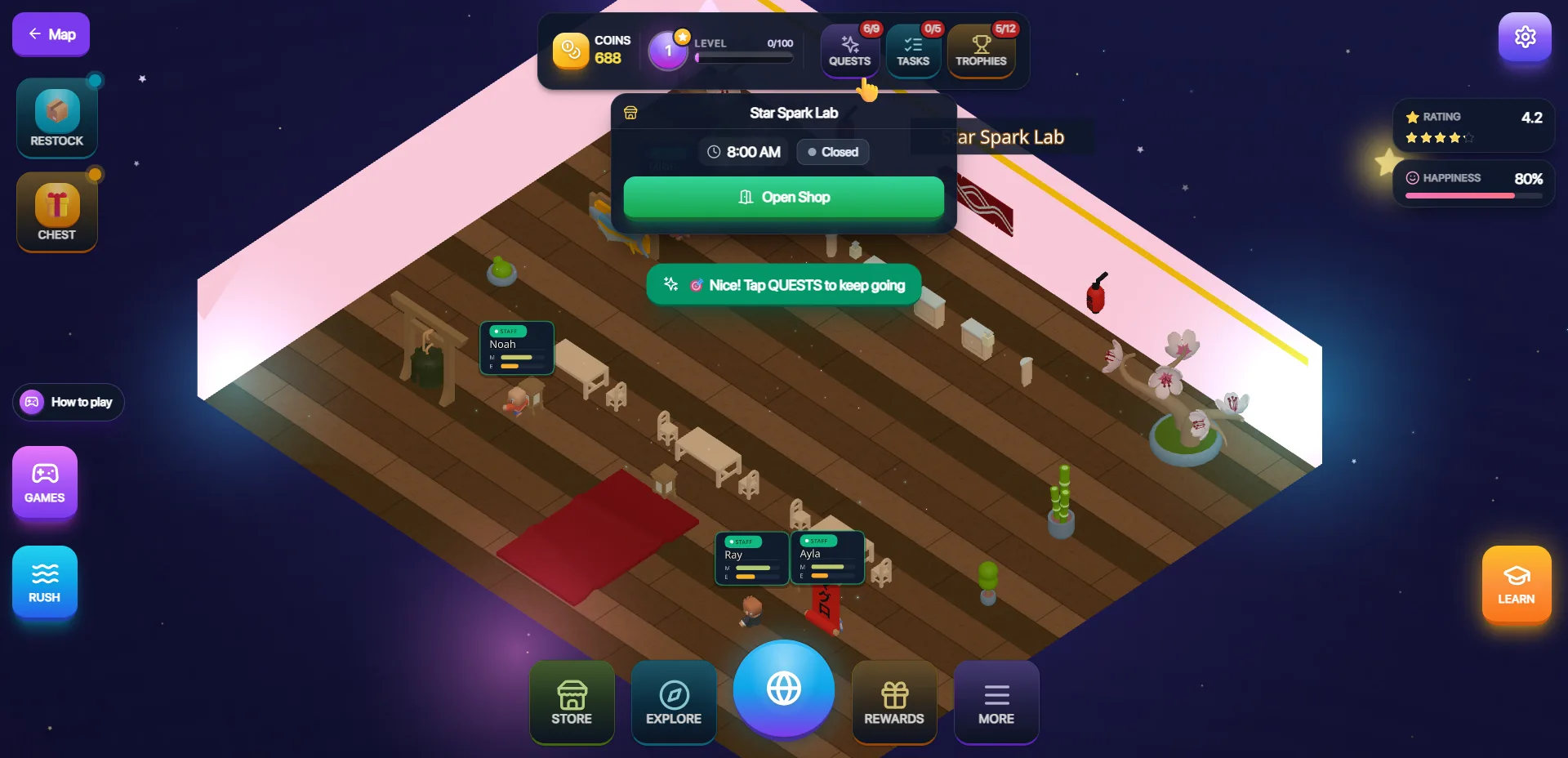 Shop Gameplay