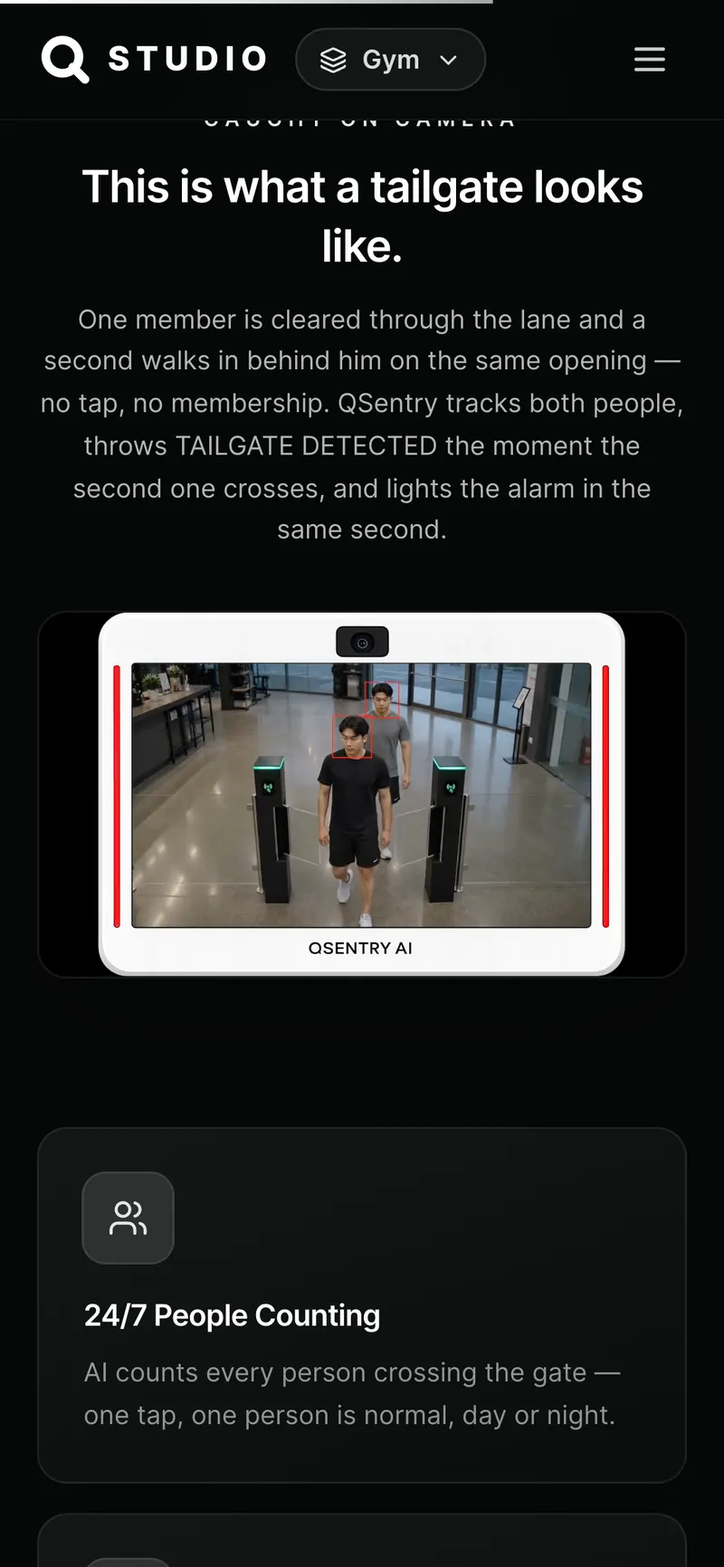 Gym — what a tailgate looks like