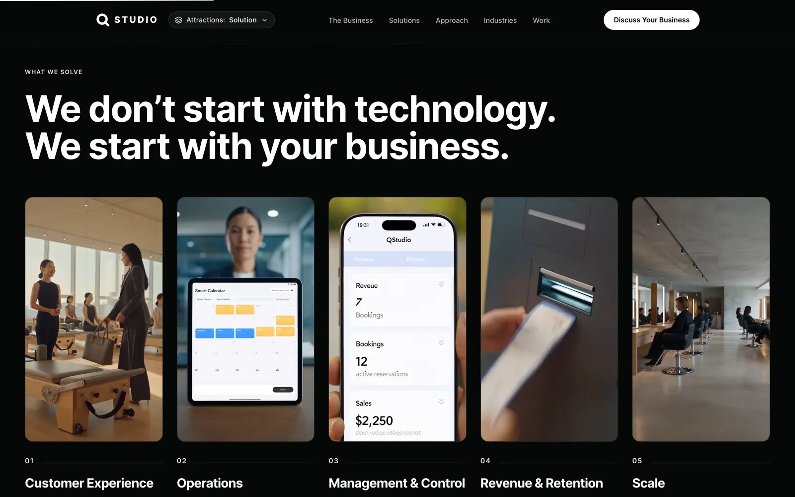 Solution — Every place the business sells