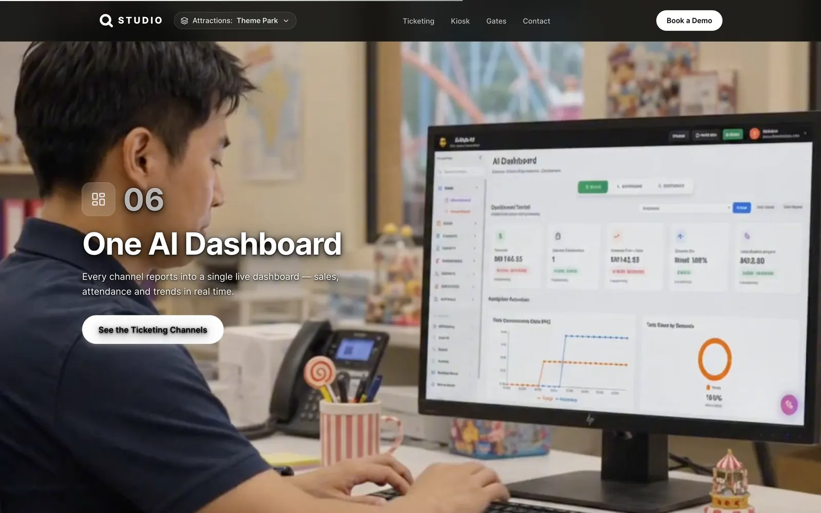 Theme park — One AI Dashboard