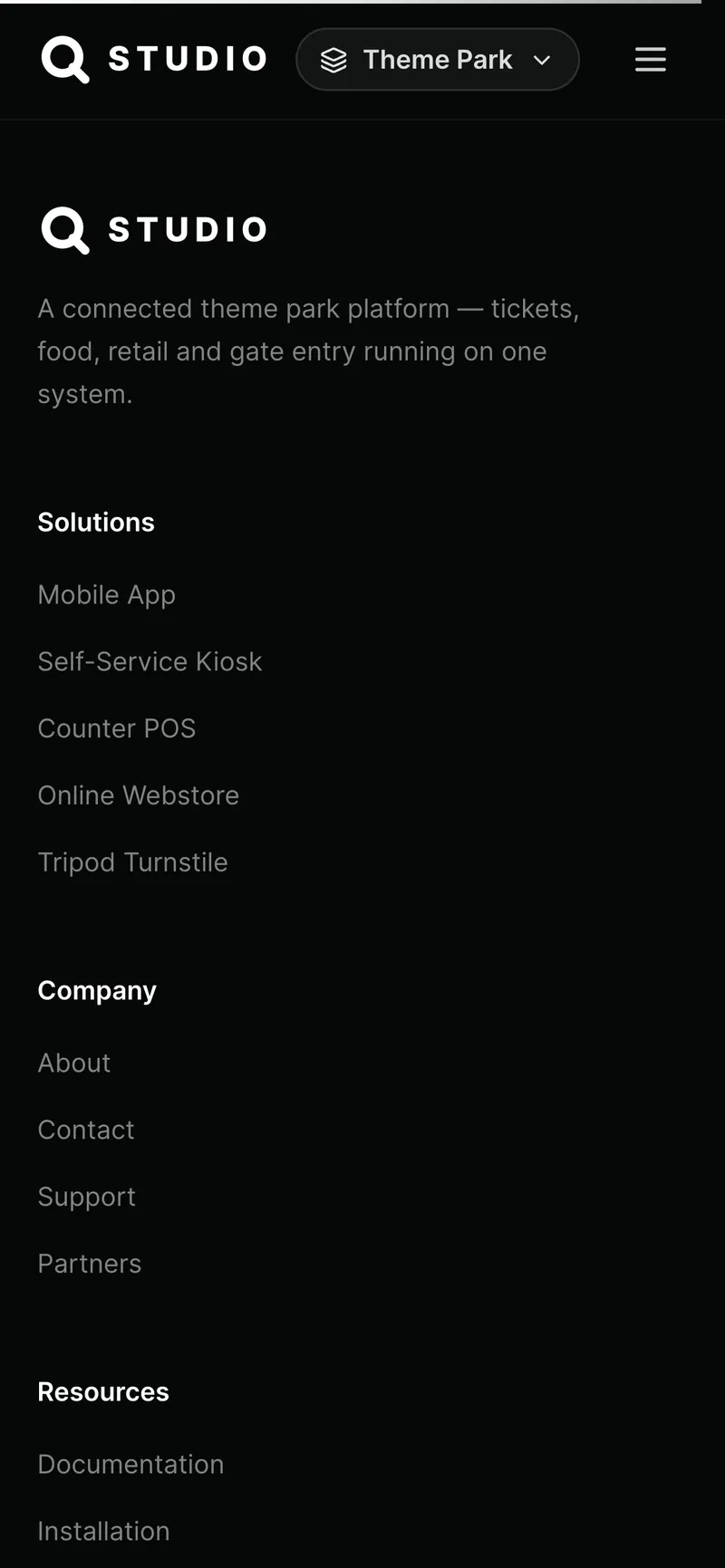 Theme park — Sell everywhere, manage it in one place